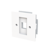 Zentralscheibe mit Tragring Modular-Jack 1-fach Busch-art linear®   