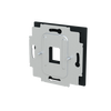 Zentralscheibe mit Tragring Modular-Jack 1-fach Busch-art linear®   