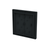 Wippe für Smart Switch 2-fach schwarz matt - Busch-art linear®   