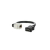 Kabelpeitsche HDMI-Keystone, Ausführung: gerade weiß   