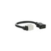 Kabelpeitsche HDMI-Keystone, Ausführung: gerade weiß   