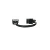 Kabelpeitsche HDMI-Keystone, Ausführung: gerade schwarz   