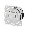 Glasfaser Anschlussdose TAE LC-Quad-Stecker Ausführung: gerade 4-fach silber   