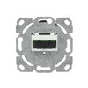 Glasfaser Anschlussdose TAE SC-Duplex-Stecker Ausführung: gerade 2-fach silber 