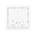 Wippe 2-fach mit Bedruckung "DND/MUR" Zimmereinheit Busch-art linear®