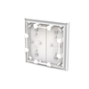 Wippe für Elektroniktaster 2-fach mit transparenten Kalotten Busch-art linear® 