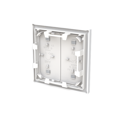 Wippe für Elektroniktaster 2-fach mit transparenten Kalotten Busch-art linear® 