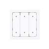 Wippe für Elektroniktaster 3-fach mit transparenten Kalotten Busch-art linear® 