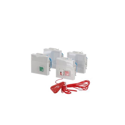 Ruf-Set für Behinderten-WC Busch-Infoline® studioweiß - Plattform 64   