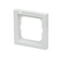 Abdeckrahmen mit Sichtfenster mit Beschriftungsfeld 1-fach studioweiß - future®