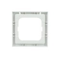 Abdeckrahmen mit Sichtfenster mit Beschriftungsfeld 1-fach studioweiß - future®