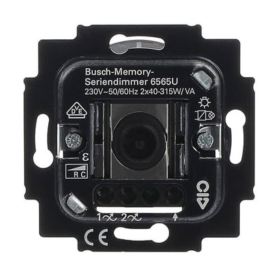 Busch-Serien-Tastdimmer RC Bedienung mit Drucktaste zur Steuerung 230 V