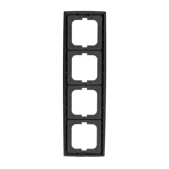 Abdeckrahmen 4-fach chrom matt - solo® – Bild 2 von 4