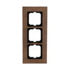Abdeckrahmen 3-fach bronze - carat®   