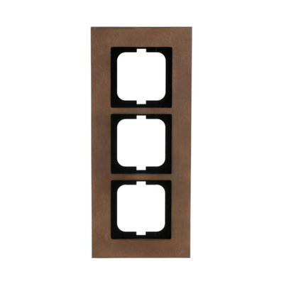 Abdeckrahmen 3-fach bronze - carat®   