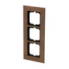 Abdeckrahmen 3-fach bronze - carat®   