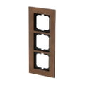 Abdeckrahmen 3-fach bronze - carat®   