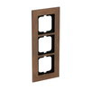 Abdeckrahmen 3-fach bronze - carat®   