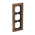 Abdeckrahmen 3-fach bronze - carat®   