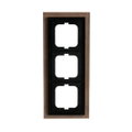 Abdeckrahmen 3-fach bronze - carat®   