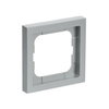 Abdeckrahmen 1-fach alusilber - future® linear   