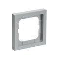 Abdeckrahmen 1-fach alusilber - future® linear