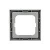 Abdeckrahmen 1-fach alusilber - future® linear   