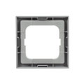 Abdeckrahmen 1-fach alusilber - future® linear