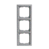 Abdeckrahmen 3-fach alusilber - future® linear   