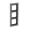 Abdeckrahmen 3-fach platin - Busch-axcent® pur   
