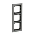 Abdeckrahmen 3-fach platin - Busch-axcent® pur