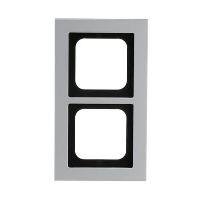Abdeckrahmen 2-fach titan - Busch-axcent® pur   