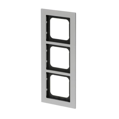 Abdeckrahmen 3-fach titan - Busch-axcent® pur   