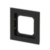 Abdeckrahmen 1-fach schwarz matt - Busch-axcent® pur   