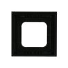 Abdeckrahmen 1-fach schwarz matt - Busch-axcent® pur   