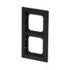 Abdeckrahmen 2-fach schwarz matt - Busch-axcent® pur   