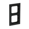 Abdeckrahmen 2-fach schwarz matt - Busch-axcent® pur   