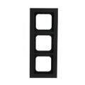Abdeckrahmen 3-fach schwarz matt - Busch-axcent® pur