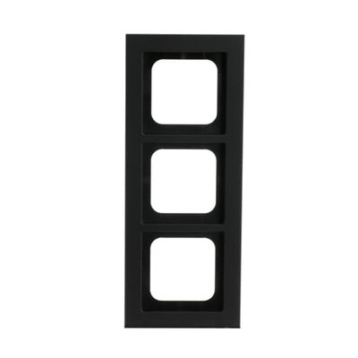 Abdeckrahmen 3-fach schwarz matt - Busch-axcent® pur