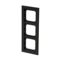 Abdeckrahmen 3-fach schwarz matt - Busch-axcent® pur