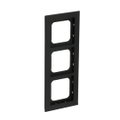 Abdeckrahmen 3-fach schwarz matt - Busch-axcent® pur