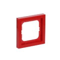 Abdeckrahmen 1-fach rot - future® linear