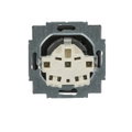 SCHUKO® Steckdosen-Einsatz edelstahl - pur edelstahl