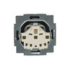 SCHUKO® Steckdosen-Einsatz Safety+ edelstahl - pur edelstahl
