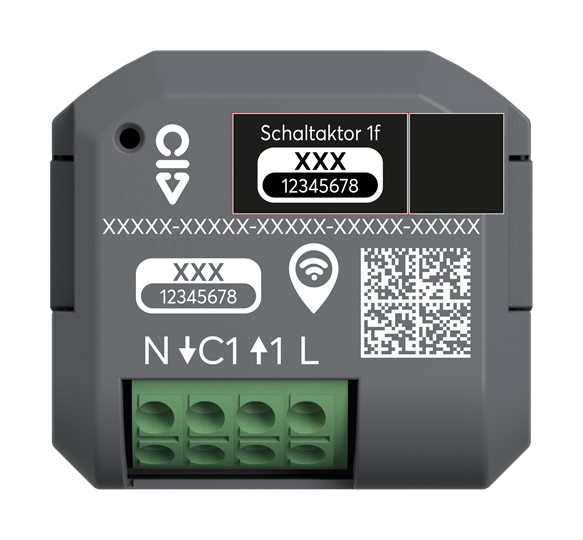 Schaltaktor 1-fach, UP Wireless