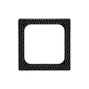 Zwischenring 50x50 mm Kommunikations-Steckverbinder anthrazit - Plattform 63   