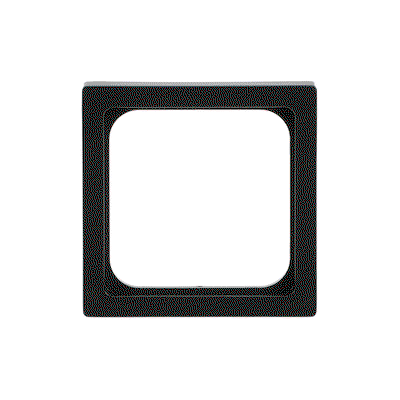Zwischenring 50x50 mm Kommunikations-Steckverbinder anthrazit - Plattform 63   