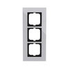 Abdeckrahmen 3-fach chrom - carat®   