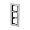 Abdeckrahmen 3-fach chrom - carat®   