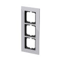 Abdeckrahmen 3-fach chrom - carat®   
